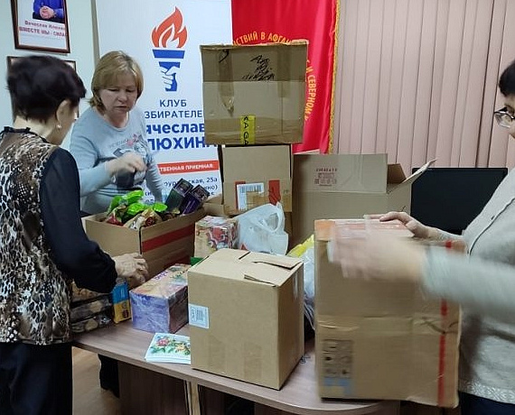 Новосибирские депутаты-родинцы готовят новогодние подарки детям и участникам СВО