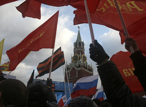 Партия "РОДИНА" на митинге-концерте на Красной площади, 18 марта 2014 г.