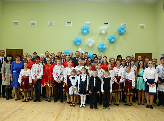 Открытие школы в селе Ташлык, 11.10.2016