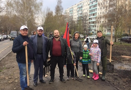 "РОДИНА" БАШКОРТОСТАНА ВЫСАДИЛА ЛИПОВУЮ АЛЛЕЮ В ПАМЯТЬ О ГЕРОЯХ ВОЙНЫ