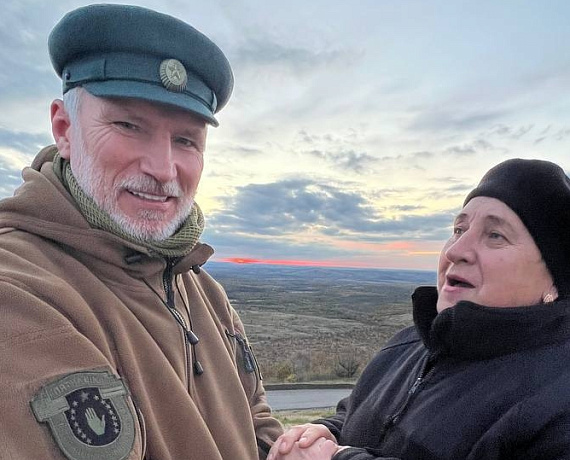 Алексей Журавлев посетил Мемориальный комплекс "Саур-Могила"
