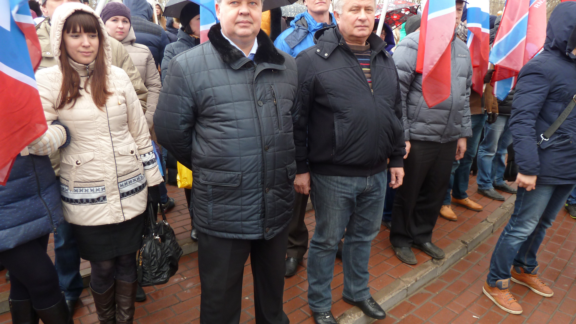Липецкие партийцы участвовали в митинге ко второй годовщине воссоединения Крыма с РФ