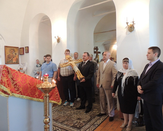Партийцы посетили мемориальный комплекс "Хацунь" на Брянщине