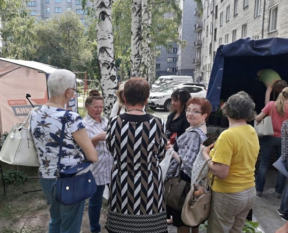Партийцы провели акцию "Наша Родина — цветущий сад" в Новосибирске