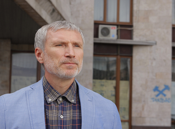 Алексей Журавлёв в Донецке: пресс-конференция, общение с прессой, интервью (часть 1), 12 июня 2014 г.