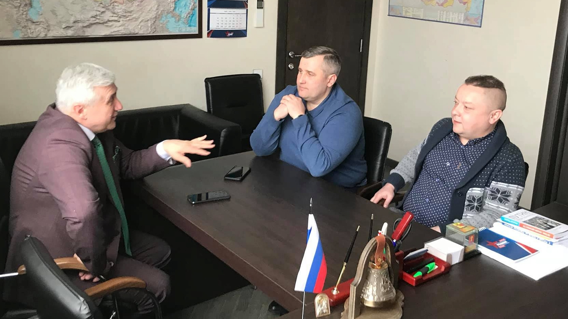 Любомир Радинович встретился с Алексеем Рылеевым и Федором Бирюковым