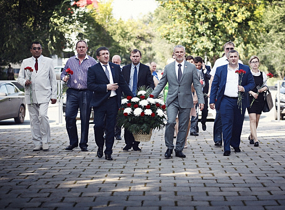 Рабочий визит Алексея Журавлёва в Оренбургскую область, 07.09.2015