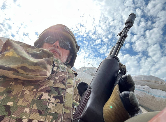 Визит Алексея Журавлева в зону проведения специальной военной операции (июнь 2022)