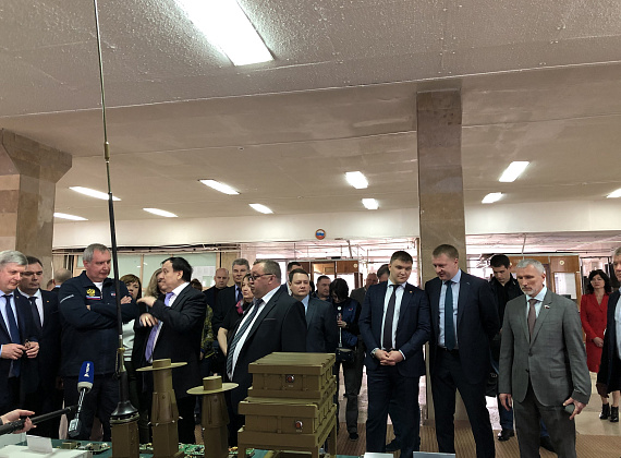 Рабочий визит Алексея Журавлева в составе делегации Дмитрия Рогозина в г. Борисоглебск Воронежской области, 13.04.2019