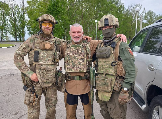 День Великой Победы Алексей Журавлев провел на передовой в Донбассе, 09.05.2022