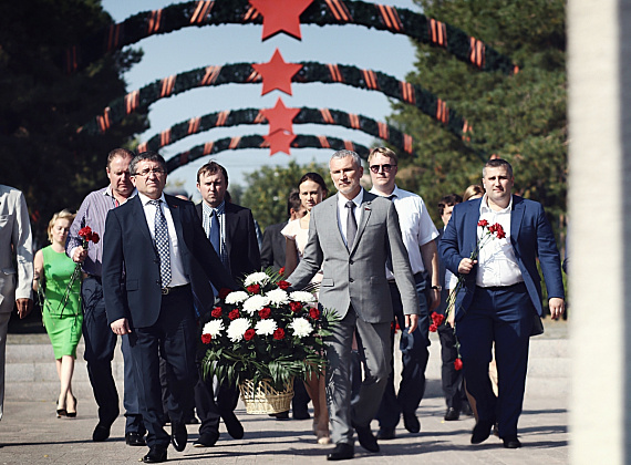 Рабочий визит Алексея Журавлёва в Оренбургскую область, 07.09.2015
