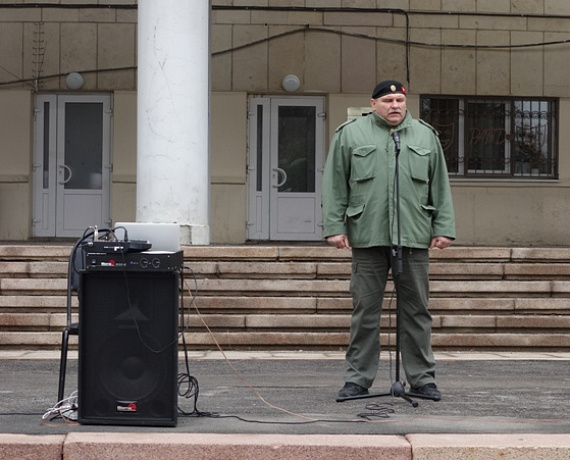 Ростовские патриоты провели митинг в поддержку политического курса Путина