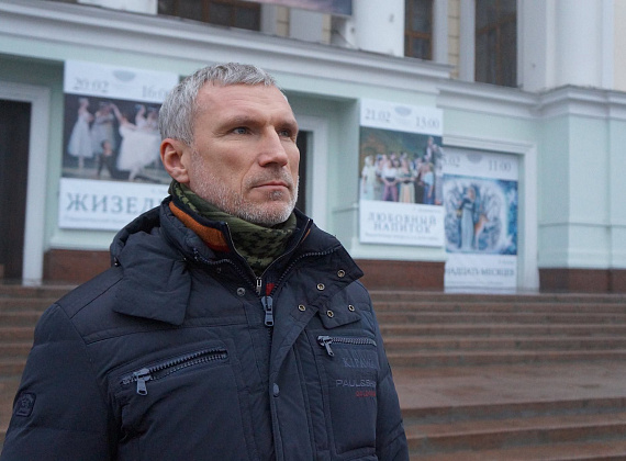 Встреча Алексея Журавлёва с министром культуры ДНР Александром Парецким и министром образования ДНР Игорем Костенком, 30.01.2015
