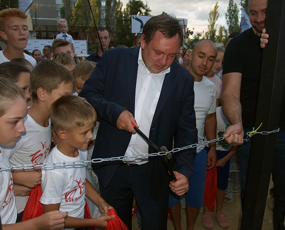 "РОДИНА" открыла очередную спортивную площадку в Крыму