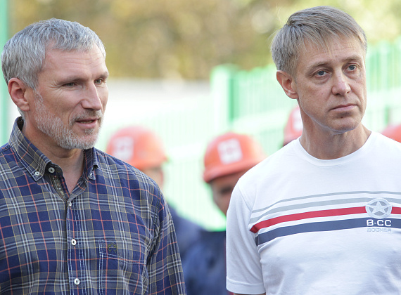 Алексей Журавлёв посетил детсад в Тирасполе, построенный Россией, 30 сентября 2014 г.