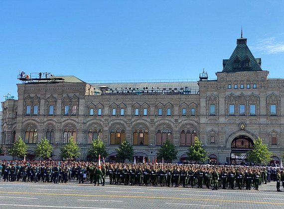 Алексей Журавлев на Параде Победы (Москва, 24.06.2020)