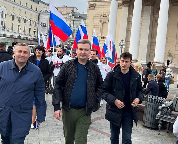 Делегация "РОДИНЫ" посетила концерт, посвященный вхождению в РФ новых регионов