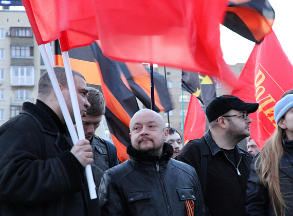 Митинг в поддержку "русской весны" на Украине, 12 марта 2014 г.
