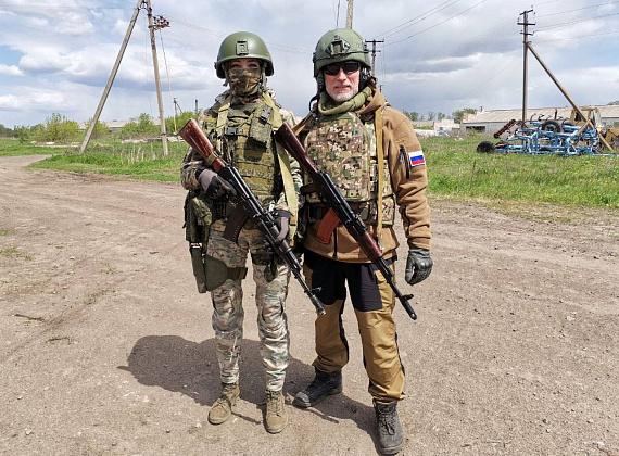 День Великой Победы Алексей Журавлев провел на передовой в Донбассе, 09.05.2022
