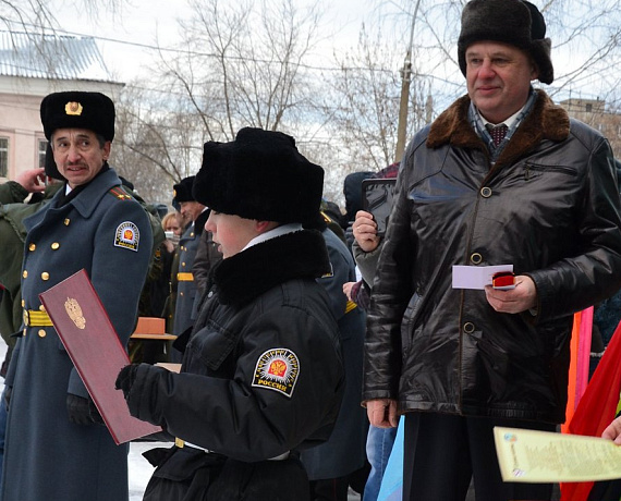 Пермские активисты поздравили кадетов с принятием присяги