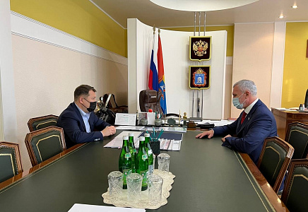 Журавлев встретился с ВРИО главы администрации Тамбовской области