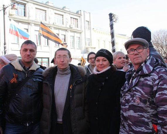 Крымские активисты приняли участие в патриотической акции