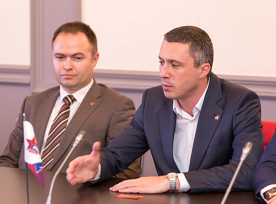 Встреча Алексея Журавлёва с руководством сербской партии "Двери", 02.10.2015