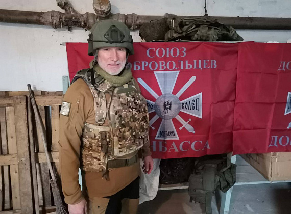 День Великой Победы Алексей Журавлев провел на передовой в Донбассе, 09.05.2022