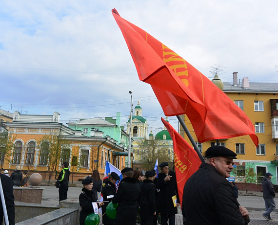 Красноярские родинцы возглавили колонну национал-патриотов