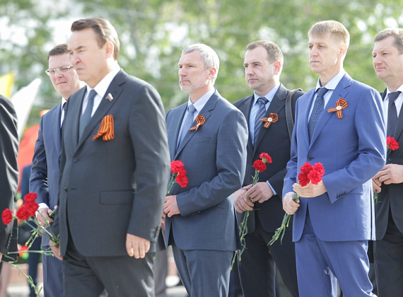Визит российской делегации во главе с Рогозиным в ПМР, 9 мая 2014 г.