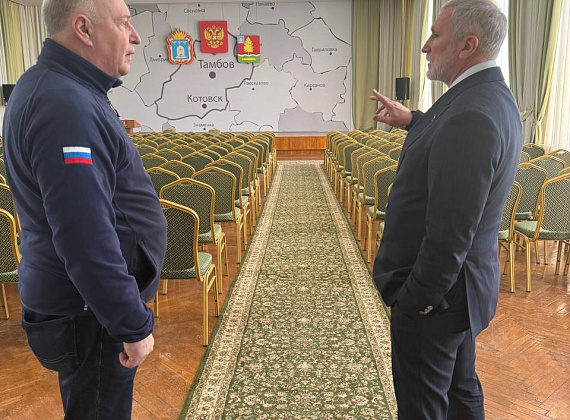 Рабочий визит Алексея Журавлева в Тамбовскую область, 03.2024