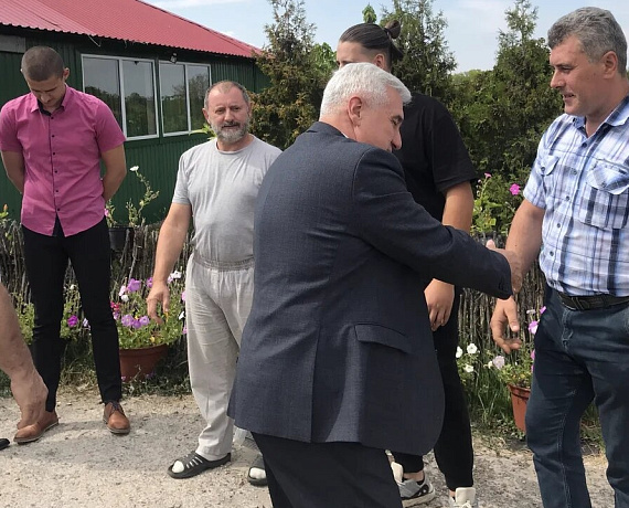 Любомир Радинович посетил Каменский район Воронежской области