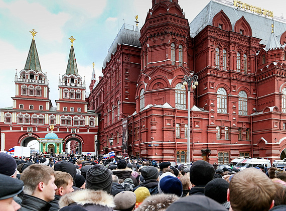 Митинг-концерт на Красной площади в поддержку принятия Крыма в состав РФ, 18 марта 2014 г.