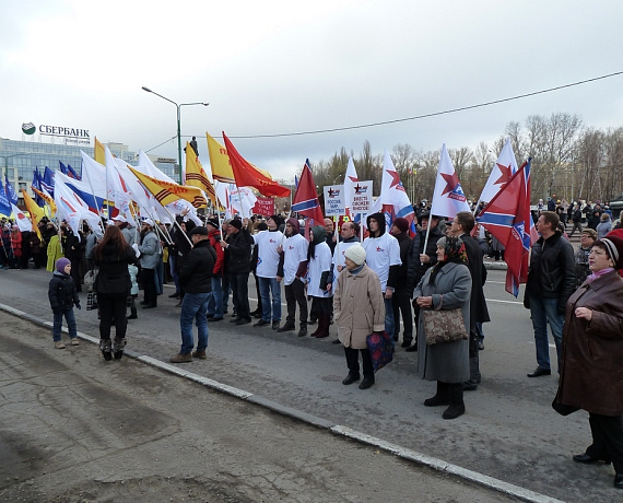 Липецкие социал-патриоты приняли участие в митинге
