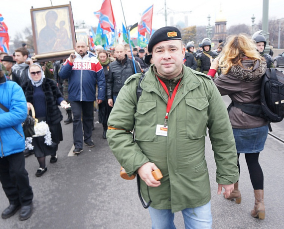 Соратники приняли участие в Патриотическом марше в Петербурге