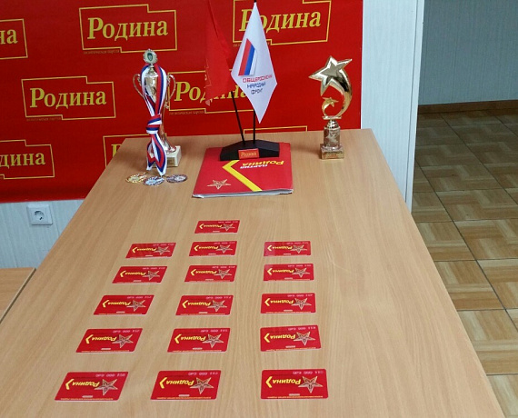 Тольяттинским патриотам вручили партбилеты