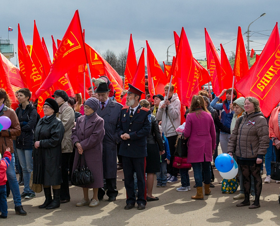 Костромская "РОДИНА" поздравила земляков с Первомаем