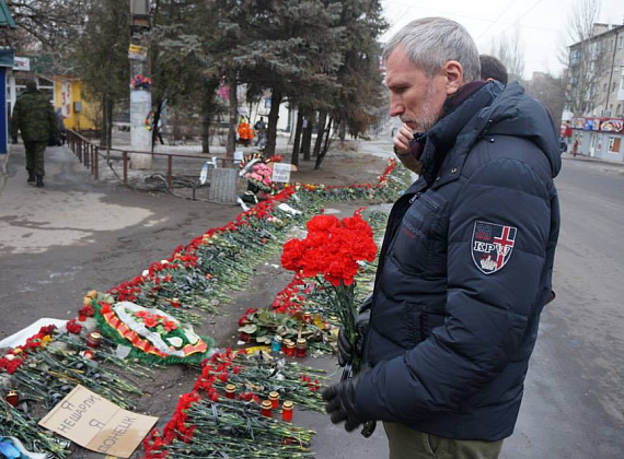 Визит Алексея Журавлева в Донецк, 29.01.2015