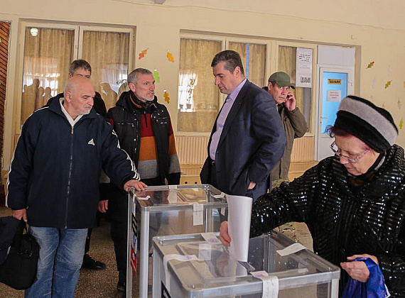 Делегация партии "РОДИНА" в Новороссии, 02.11.2014