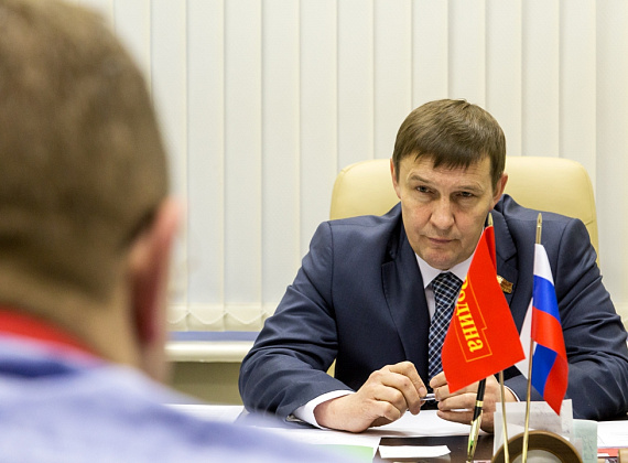 Встреча с руководителем фракции "РОДИНА" в Мосгордуме Андреем Шибаевым, 21.01.2015