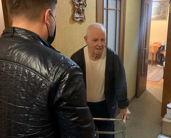 Соратники в Воронежской области поздравили ветеранов с праздником