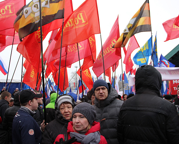 "РОДИНА" Самары вышла на митинг в поддержку Крыма