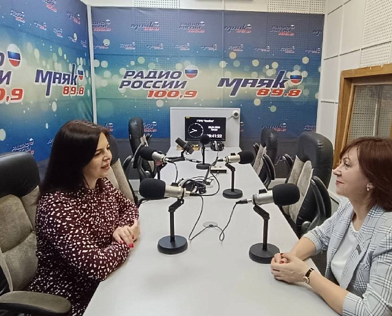 Председатель Тамбовской гордумы Елена Леонова стала гостем "Радио России – Тамбов"