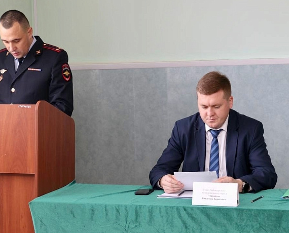 Владимир Михайлов принял участие в подведении итогов работы ОМВД России "Чебоксарский" за 2024 год