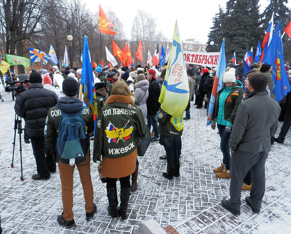 В Ижевске на митинге выразили обеспокоенность событиями на Украине