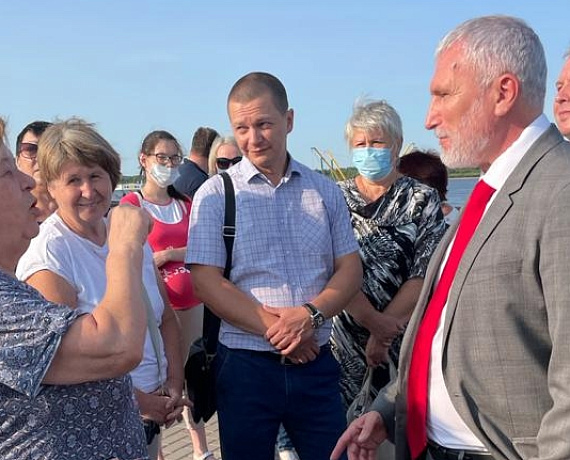 Жители Сарапула рассказали Алексею Журавлеву о проблемах города