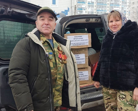 Очередная партия гуманитарного груза отправлена на передовую жителями Чувашской Республики
