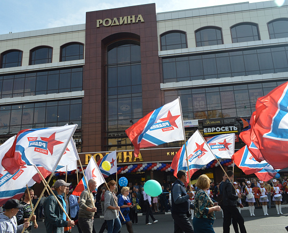 Соратники приняли участие в параде в Брянске
