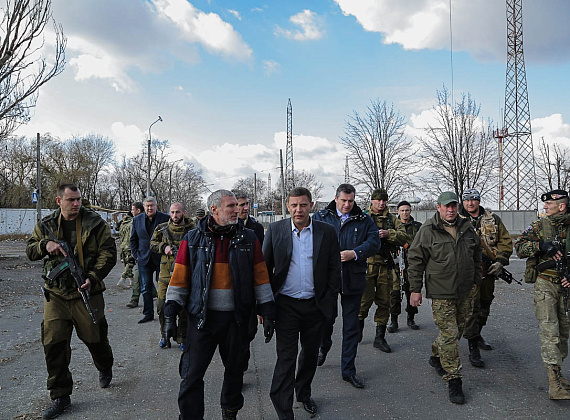 Делегация партии "РОДИНА" в Новороссии, 02.11.2014