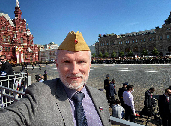 Алексей Журавлев на Параде Победы (Москва, 24.06.2020)